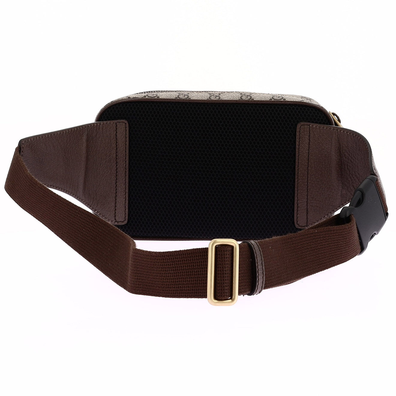 Gucci Sac Ceinture Ophidia en Cuir Monogramme beige Etat: Parfait état - Longueur 25 cm