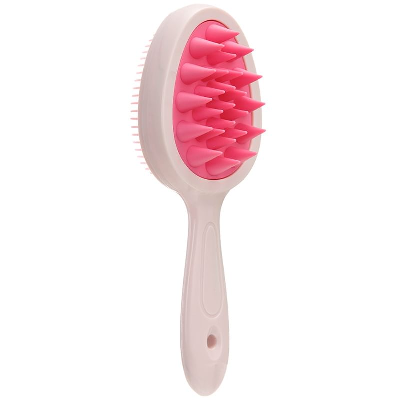 Fondes - Hoofdhuidmassager met dubbele kop en haarborstel