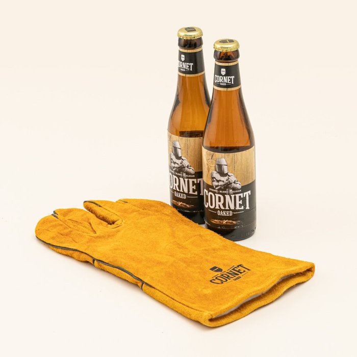 Cornet | Bierpakket en BBQ handschoen | 2 x 33cl