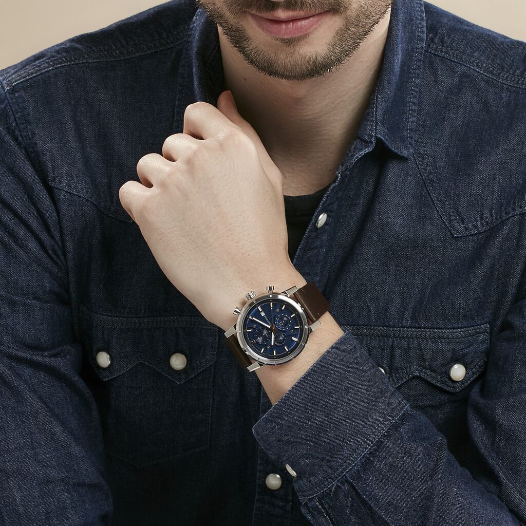 Montre Pierre Lannier Criterium Bleu