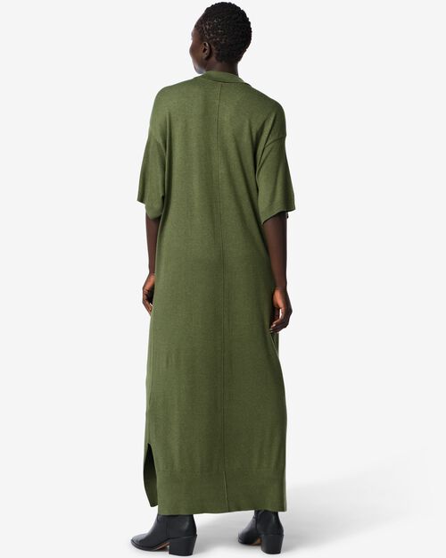 robe maillée Faith pour femmes vert foncé