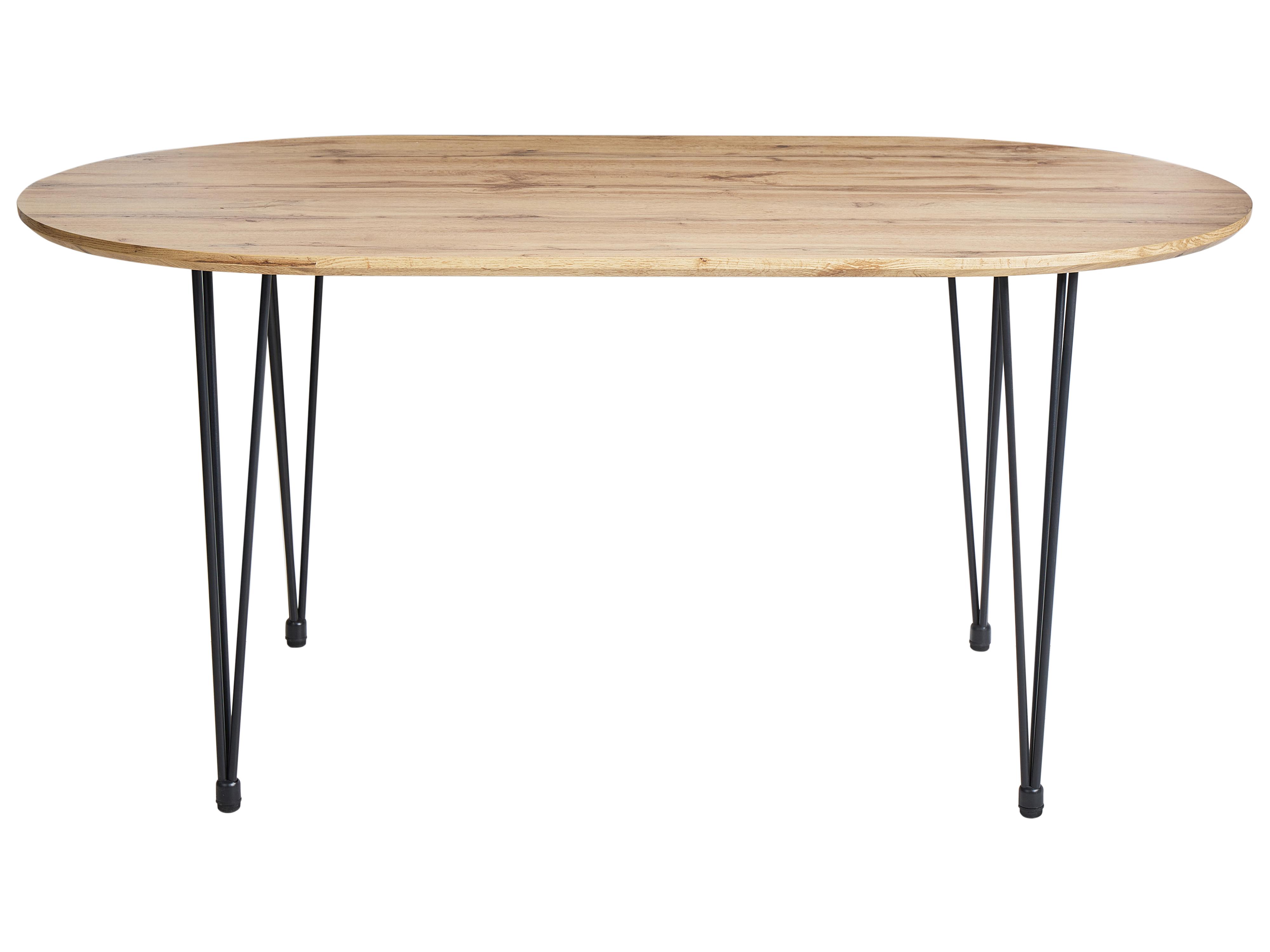 Eettafel CAVELL Lichtbruin 90 cm 160 cm