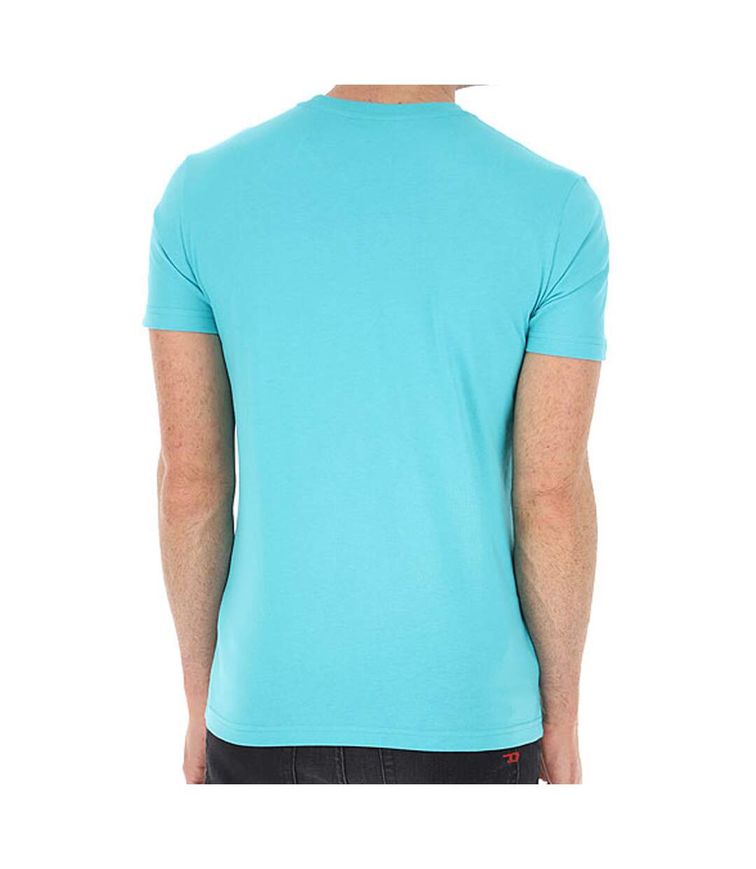 T-shirt Turquoise Homme Guess Diegos-A5