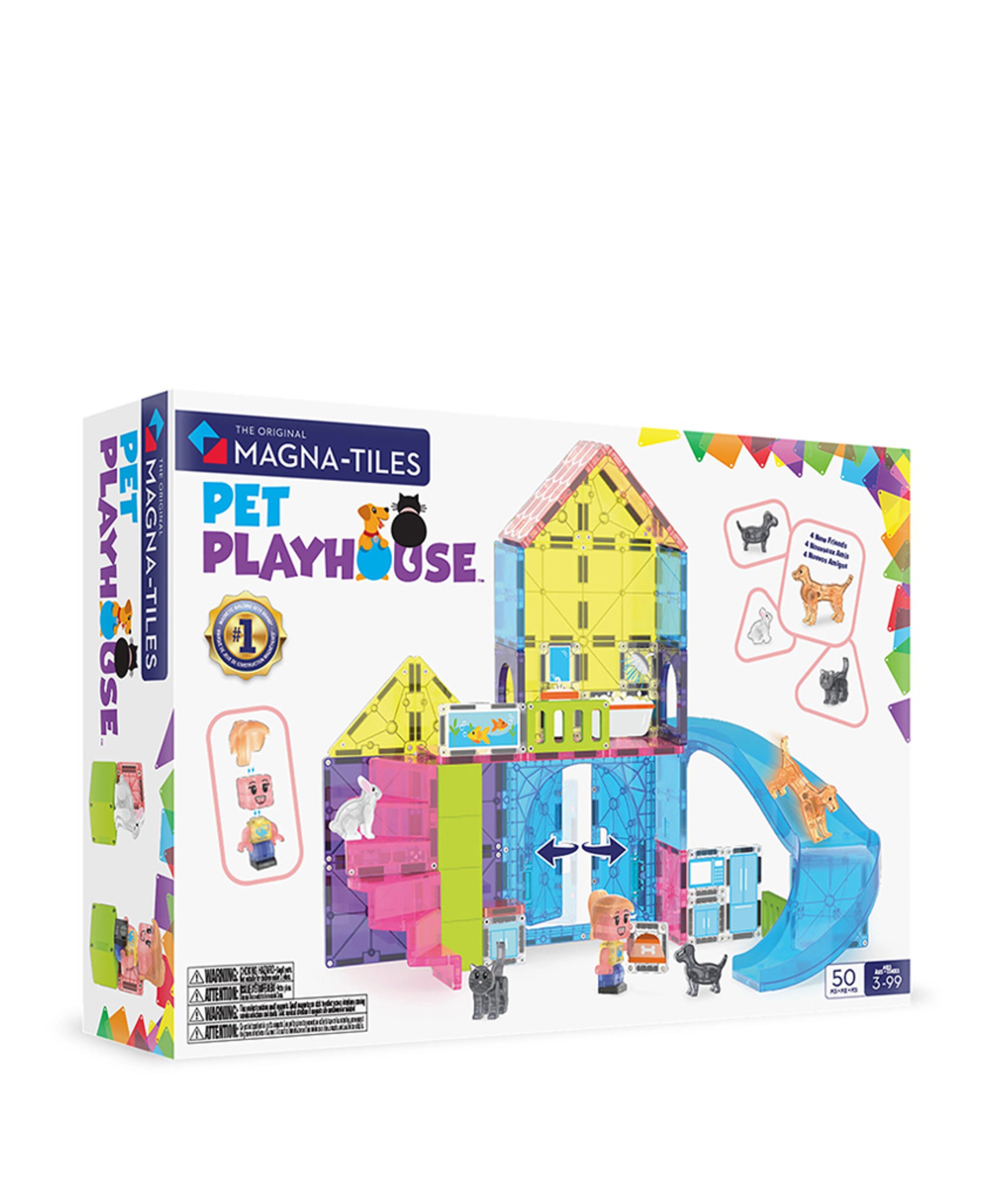 Magna-Tiles Pet Playhouse 50 piece set