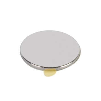 Magneetschijf Neodymium Klevend Zilver 19mm 4 stuks