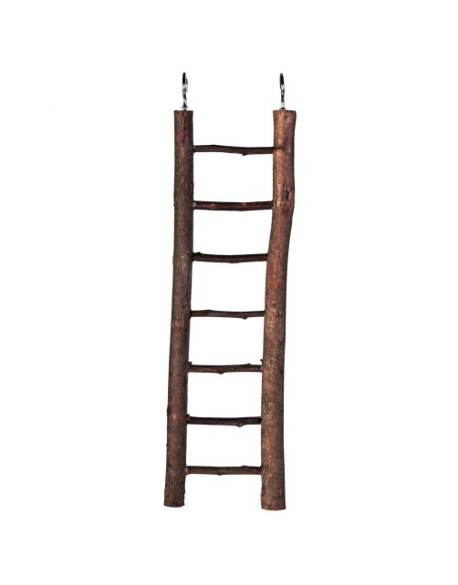 Trixie Natural Living Ladder - Vogelspeelgoed - 30 cm 7 Treden 7 Sporten