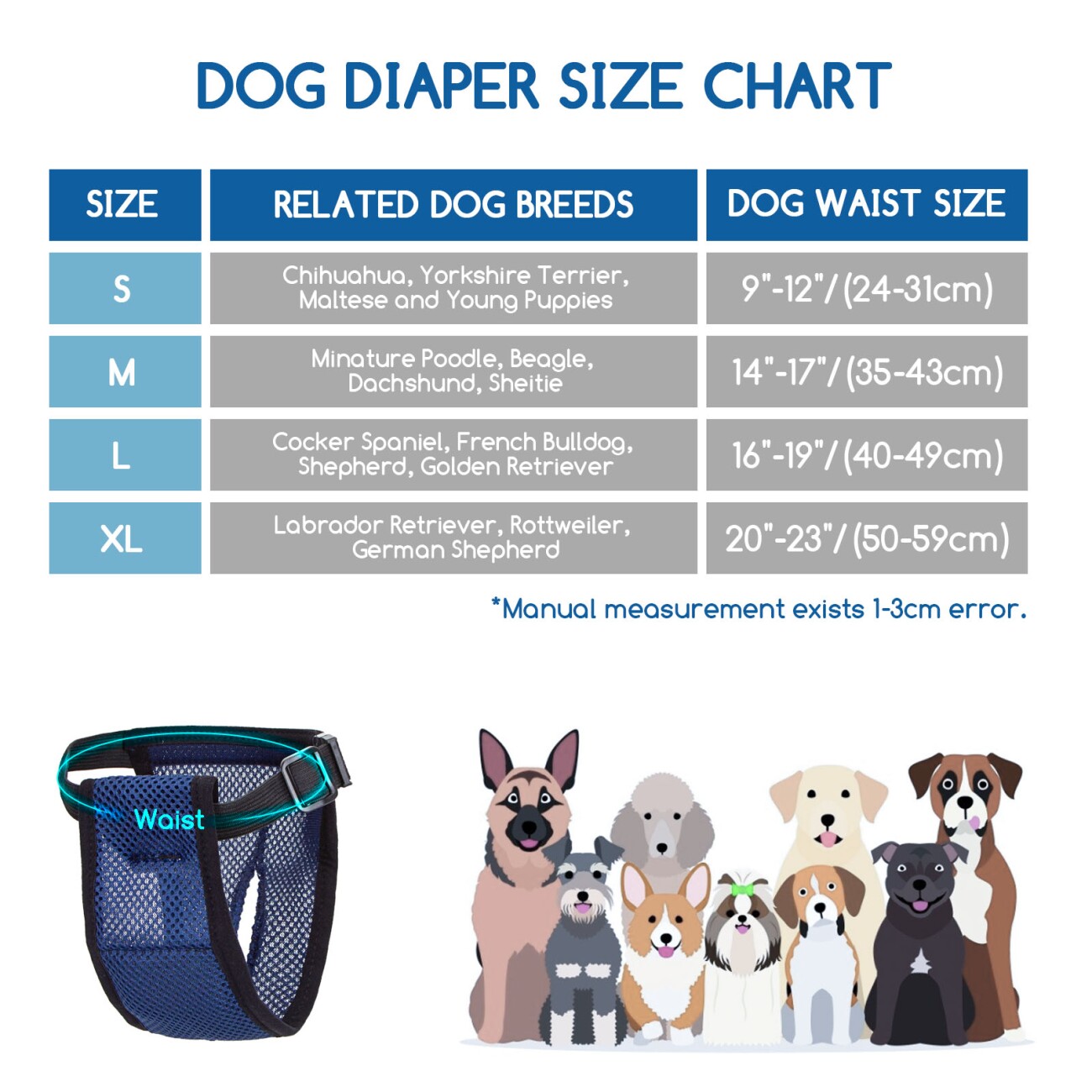 nobleza - Hygienehose für Hunde S