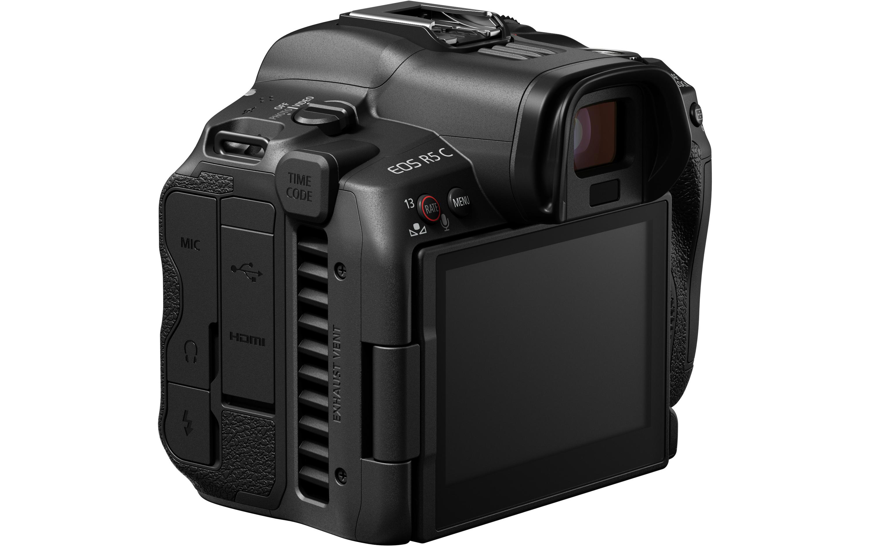 Fotokamera EOS R5 C Kit AV PRO MK2 4000 GB Speicherkarte<br>Canon EOS R5 C Professionelle Systemkamera für Fotografen und Videoproduzenten inklusive Speicherkarte