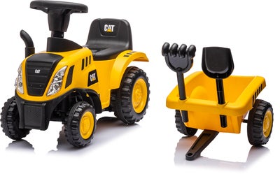 Caterpillar Gåbil med Tilhenger, Gul