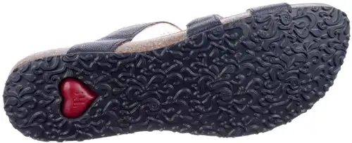 Think zwart 000904-0010 - maat 37 teenslipper zwart - maat 37 Calandschoen
