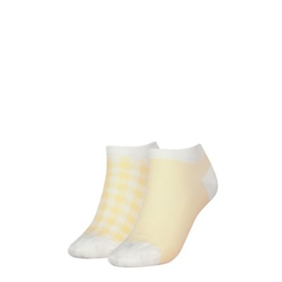 Chaussettes femme Birdseye Gingham JAUNE TOMMY HILFIGER