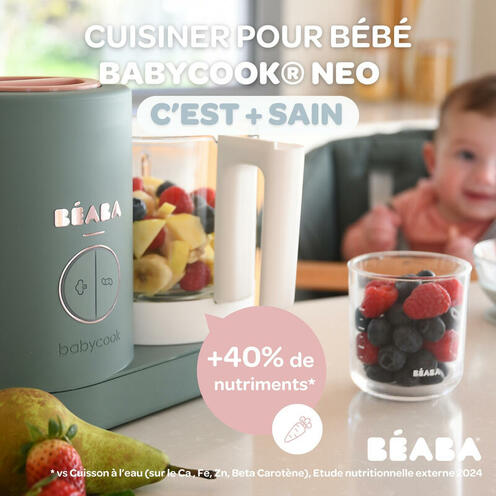 Babycook Néo Robot Cuiseur Bébé 6 en 1 Eucalyptus - BEABA