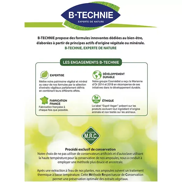 B-Technie Suplemento Orgânico para Digestão com Alcachofra e Rabanete Preto - 20 ampolas