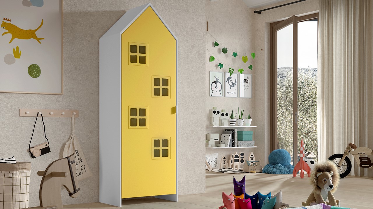 Draaideurkast Casami Bruges more yellow