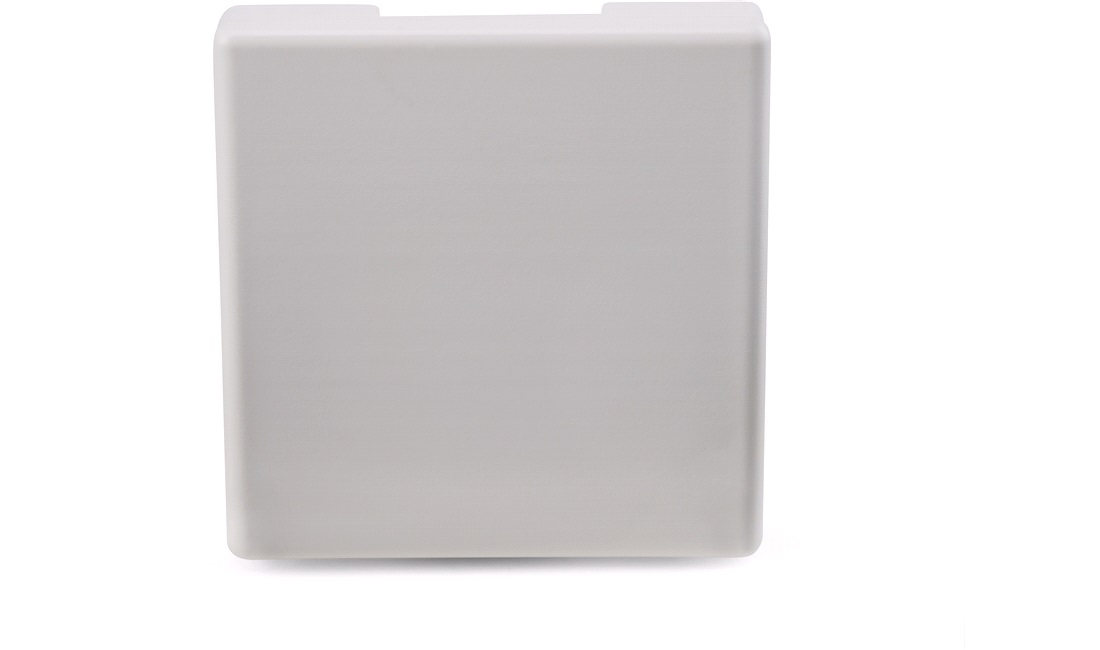 Kopholder plast justerbar, Hvid