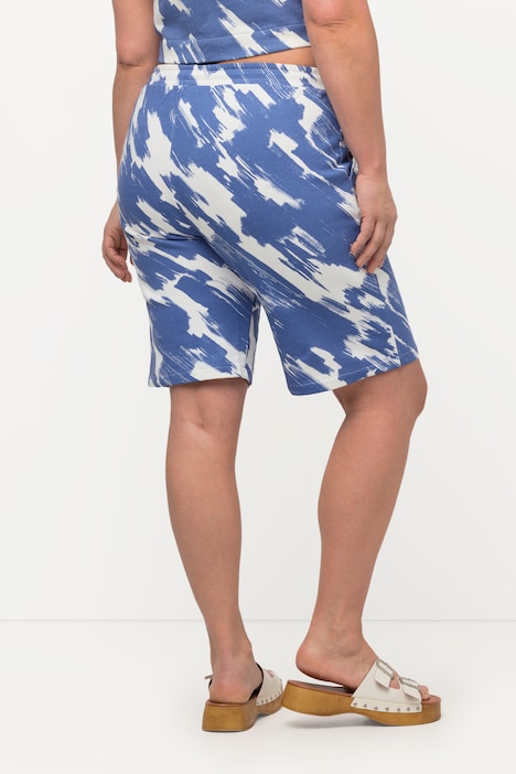 Sweatshorts, weites Bein, Elastikbund, Biobaumwolle