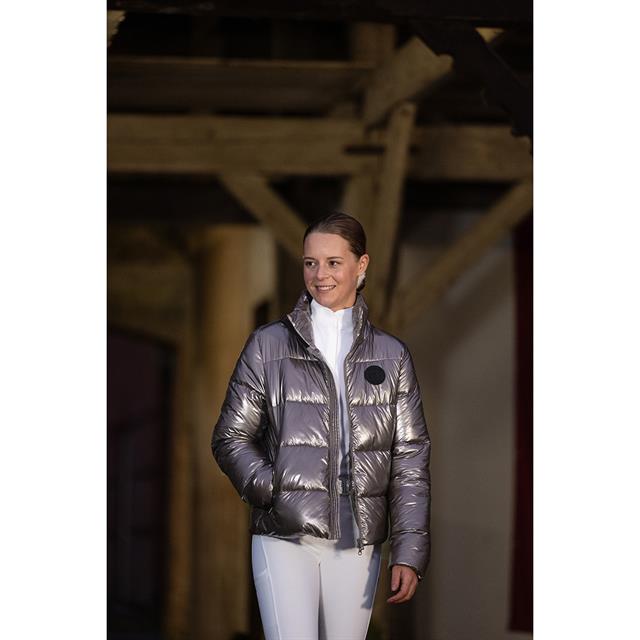 Winterjas Kingsland KLMadison Metallic Bruin-paars