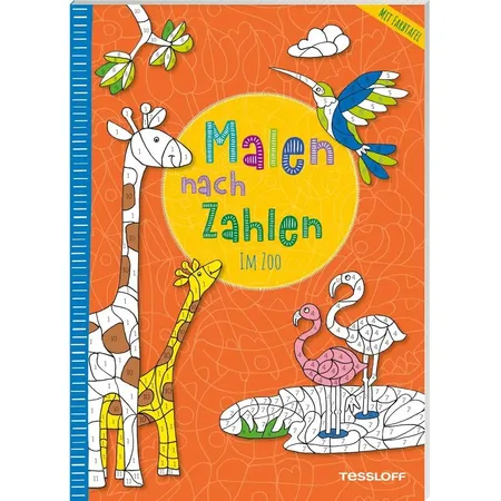 Tessloff Malen nach Zahlen. Im Zoo