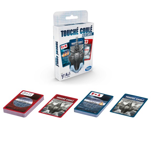 Jeu de cartes Touché Coulé