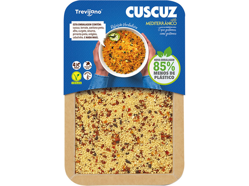 CUSCUZ TREVIJANO MEDITERRÂNEO VEGAN 300G