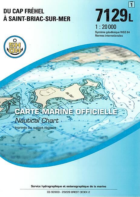EPSHOM - 7129L DU CAP FREHEL A ST BRIAC SUR MER