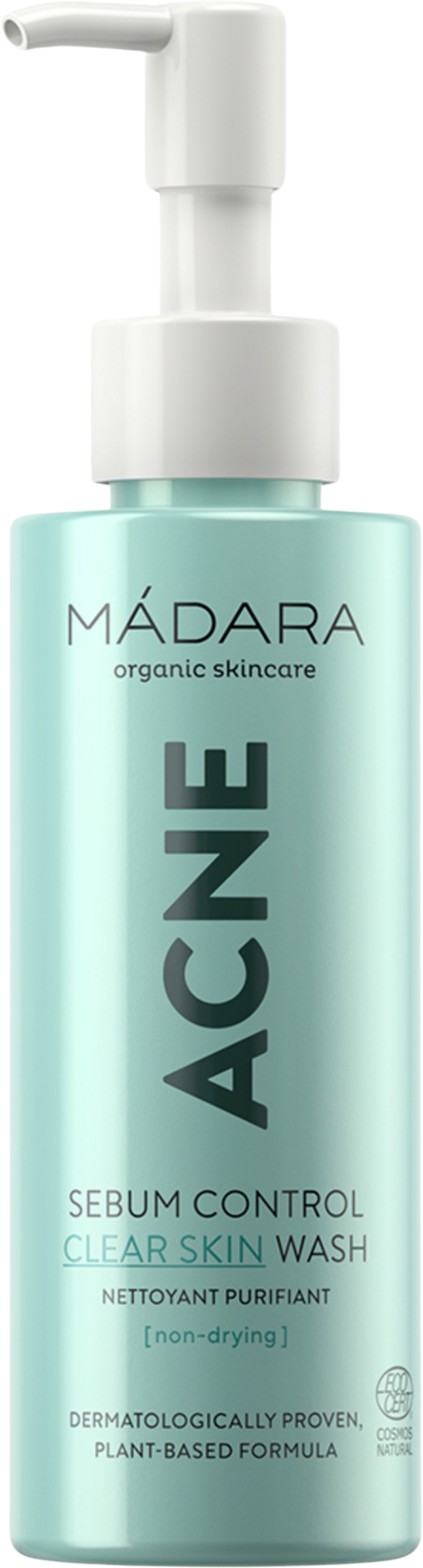 MÁDARA Organic Skincare  ACNE Sebum Control Clear Skin Wash, 140 ml