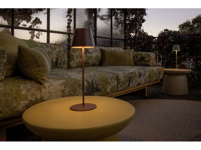 STT Tischleuchte Motion USB Luna, 23 LEDs, Ø 12 x 38 cm, Br Aussen-Leuchte