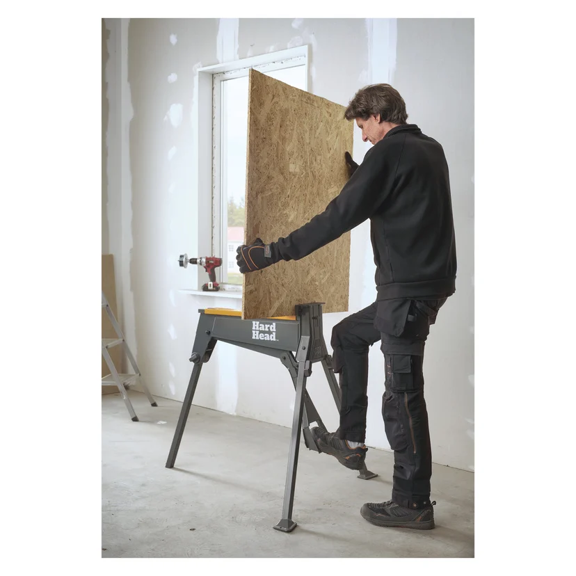 Arbeidsbukk med klemfeste 200 kg 955 mm