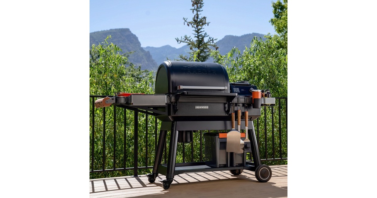 TraegerPelletgrill Ironwood L barbecue  (Zwart, Model 2023)