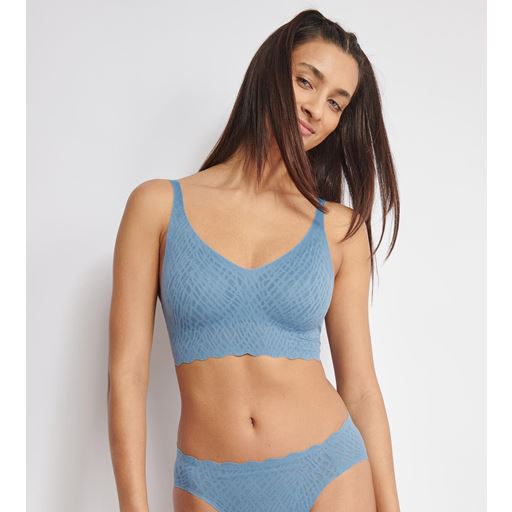 Sloggi Zero Feel Bliss Bralette, Azura Blue, M