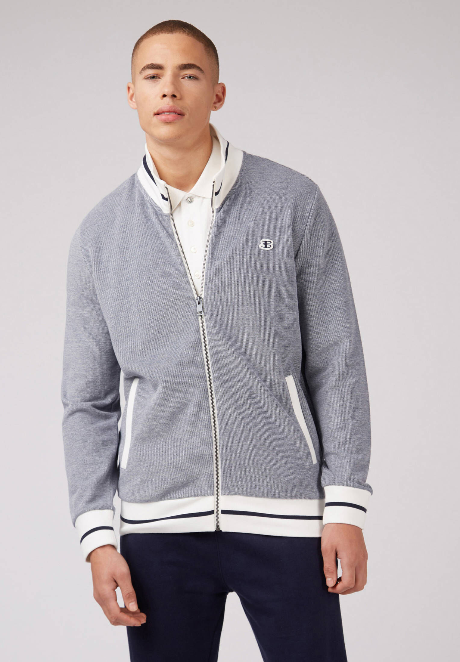 Ben Sherman| Herren Sweatshirt Pique
