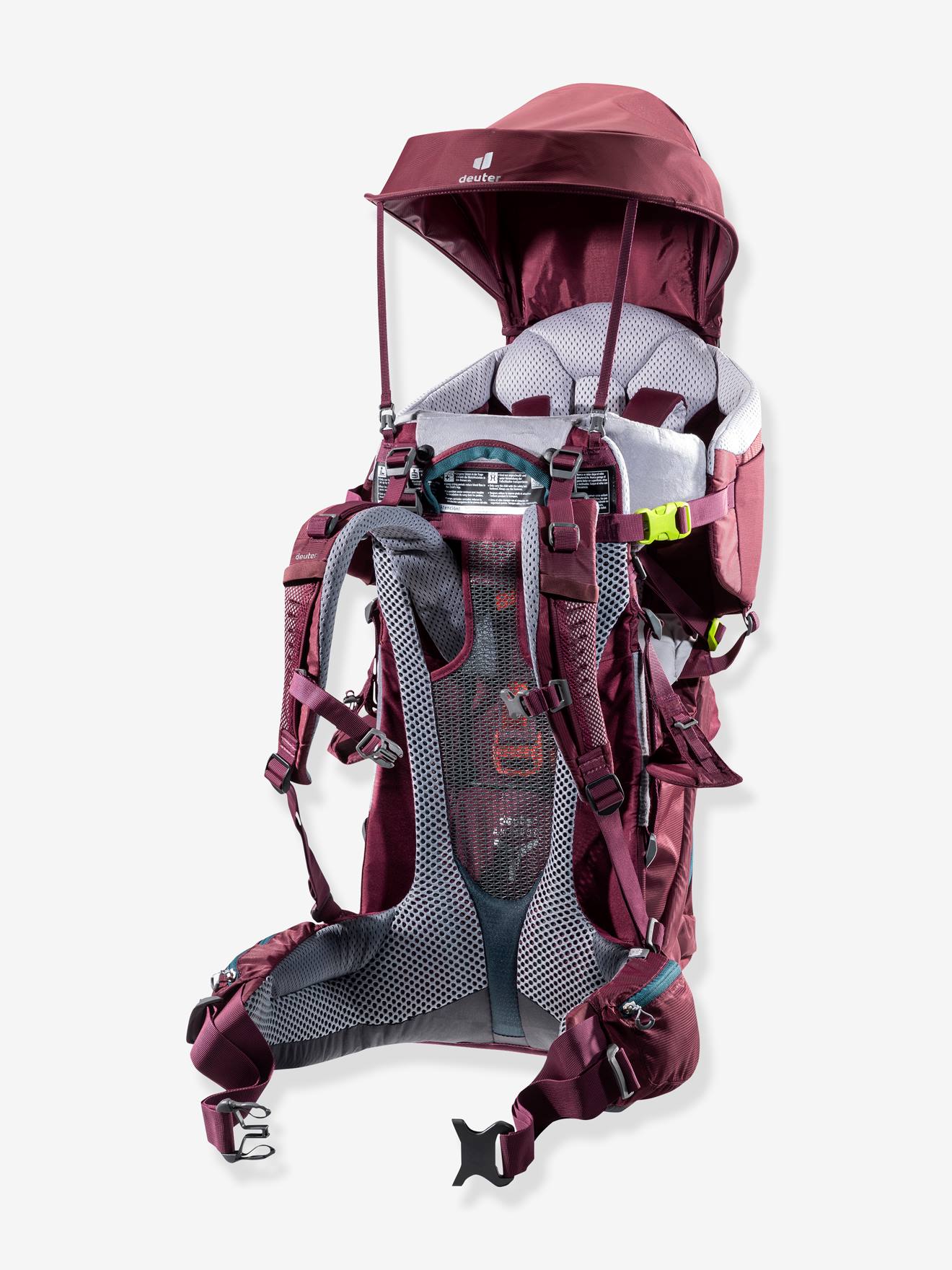 Porta-bebê DEUTER Kid Comfort com proteção solar verde