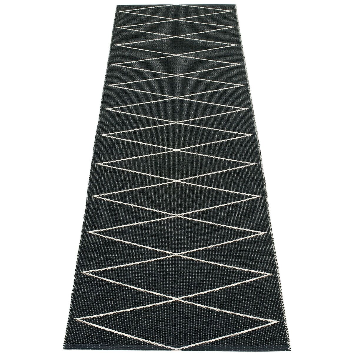 Gulvteppe Max, 70 x 240 cm, black/vanilla