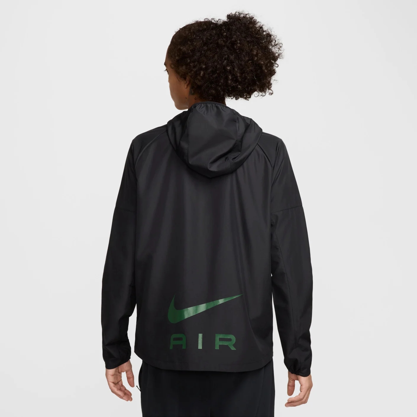 Nike Sportswear Air Trainingspak Full-Zip Woven Zwart Groen Zilver