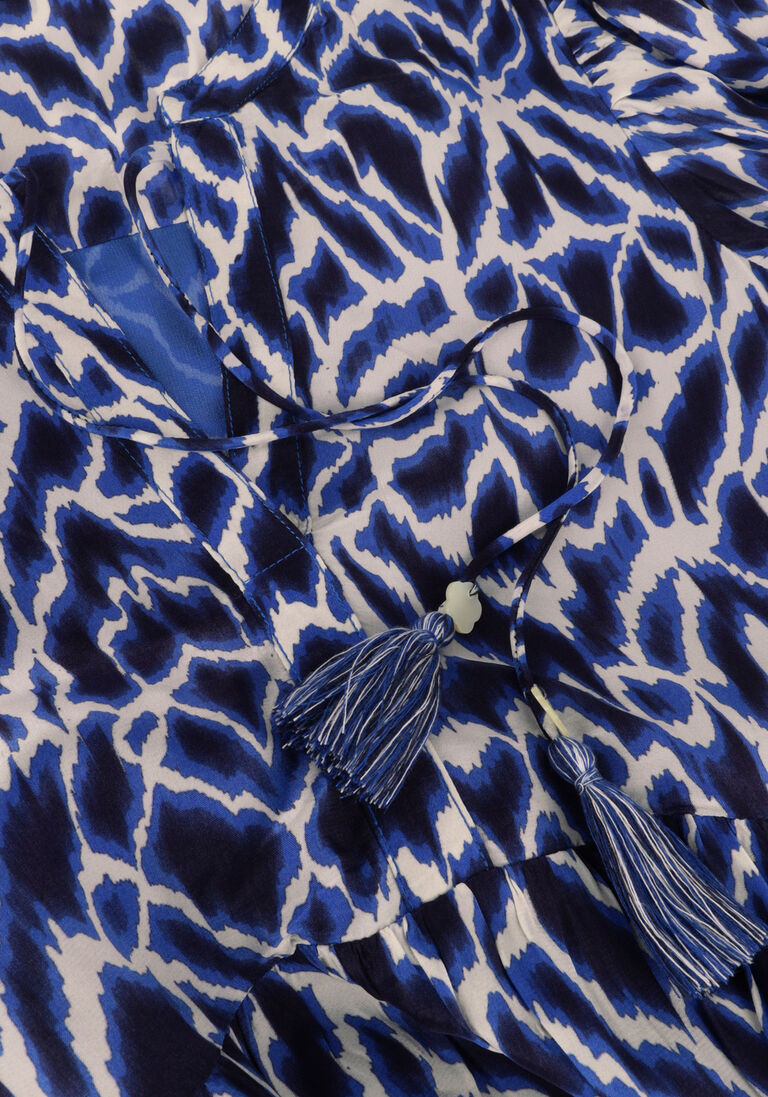 MOLIIN blauwe moliin maxi jurk lucille