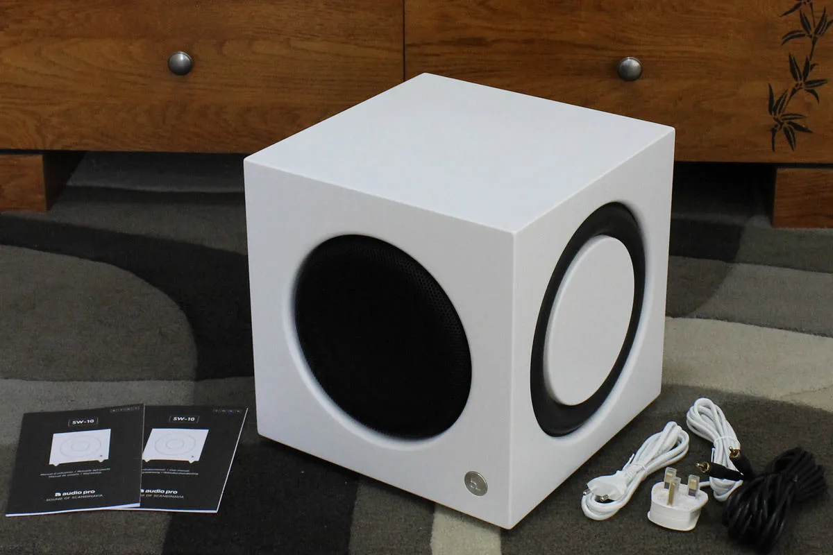 Audio Pro Addon SW-10 Blanc Caissons de basses