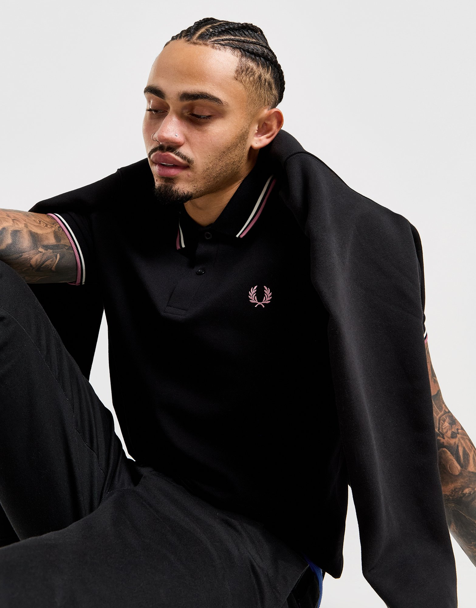 Fred Perry Polo Double Liseré Homme