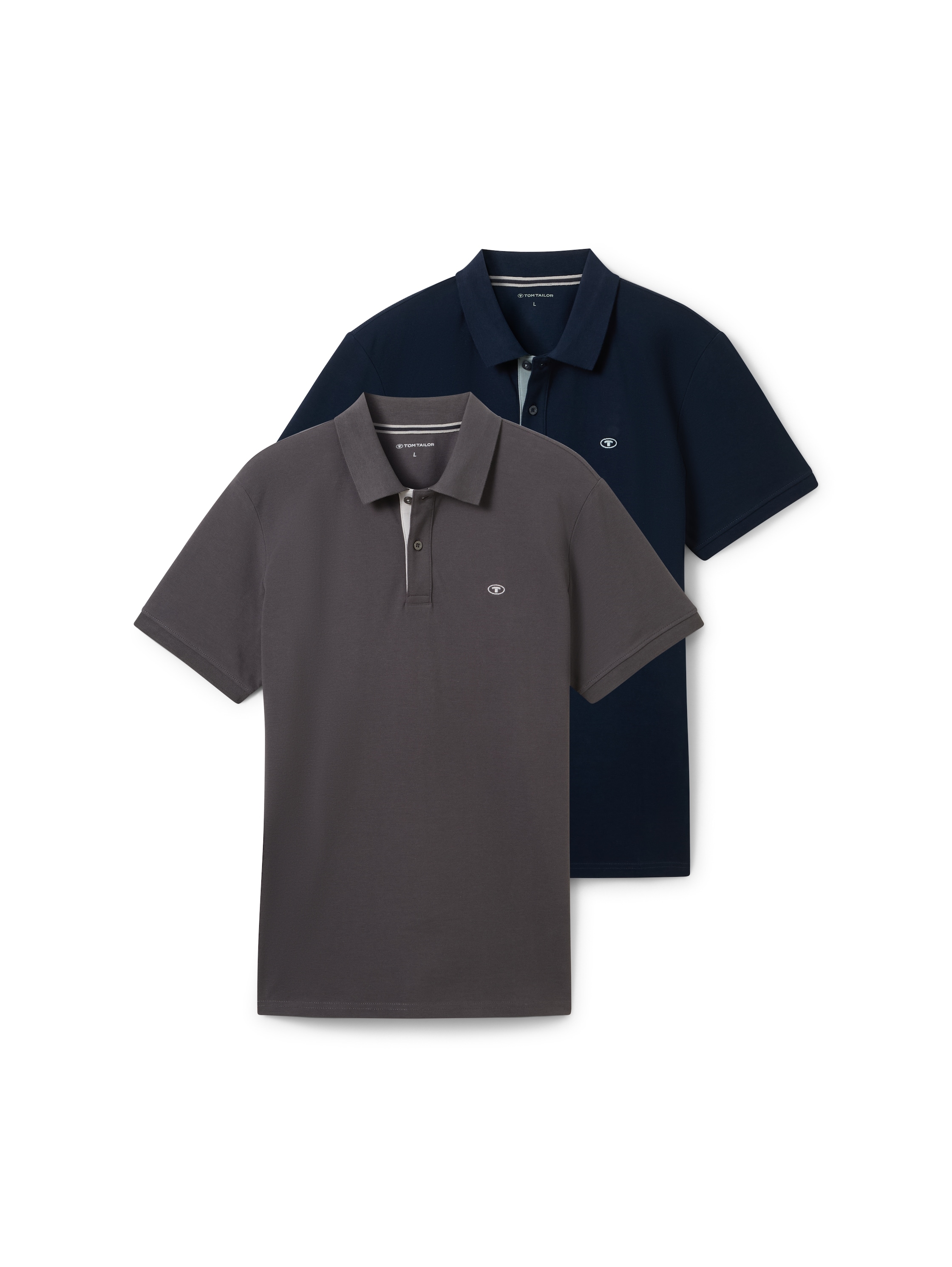 TOM TAILOR Poloshirt, 2 Stk. im Doppelpack