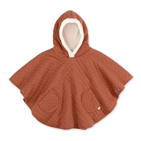 Poncho de voyage 9-36 mois - Jersey - Terracotta - BEMINI