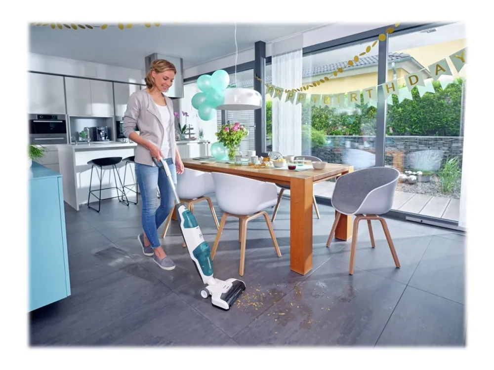 LEIFHEIT Regulus Aqua PowerVac, wet and dry vacuum cleaner (white / turquoise)