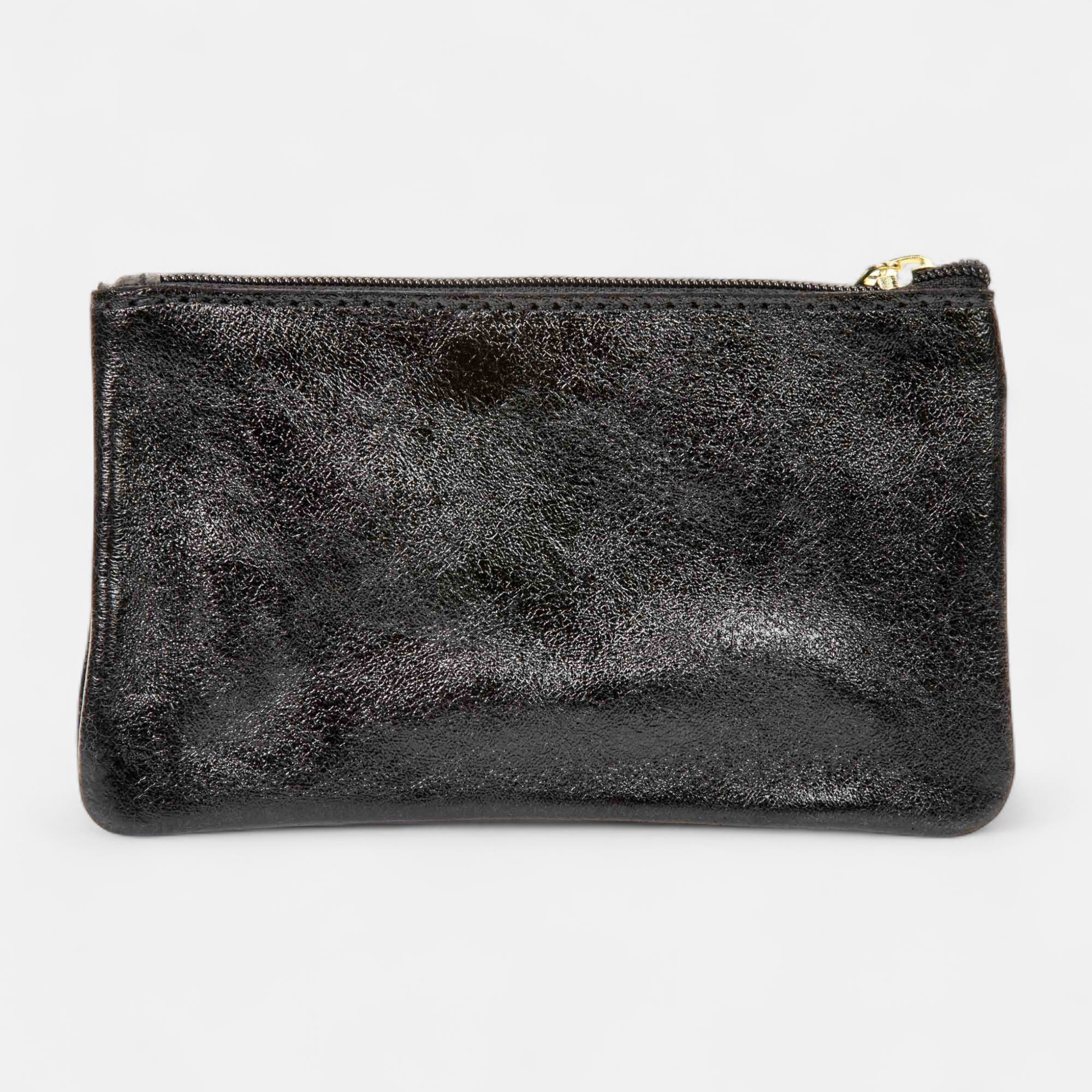 Petite maroquinerie en cuir noir