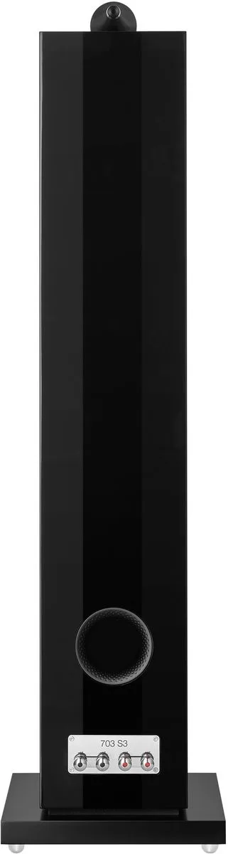 B&W 703 S3 Noir laqué (la paire) Enceintes colonne