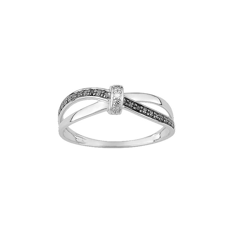 Bague Femme - Or 9 Carats - Diamant 0,01 Carats
