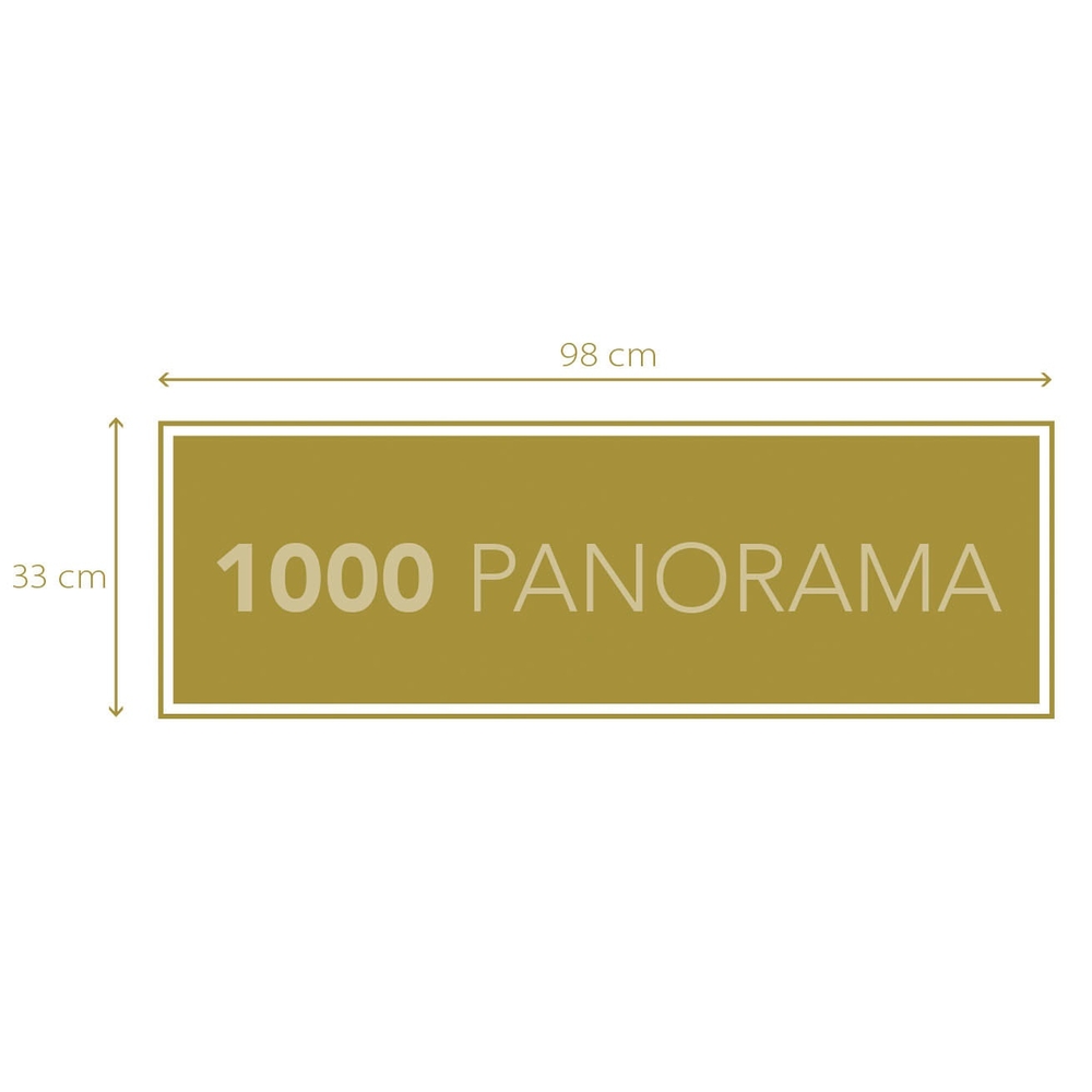 Clementoni Wildlife Panorama 1000-Teile-Puzzle