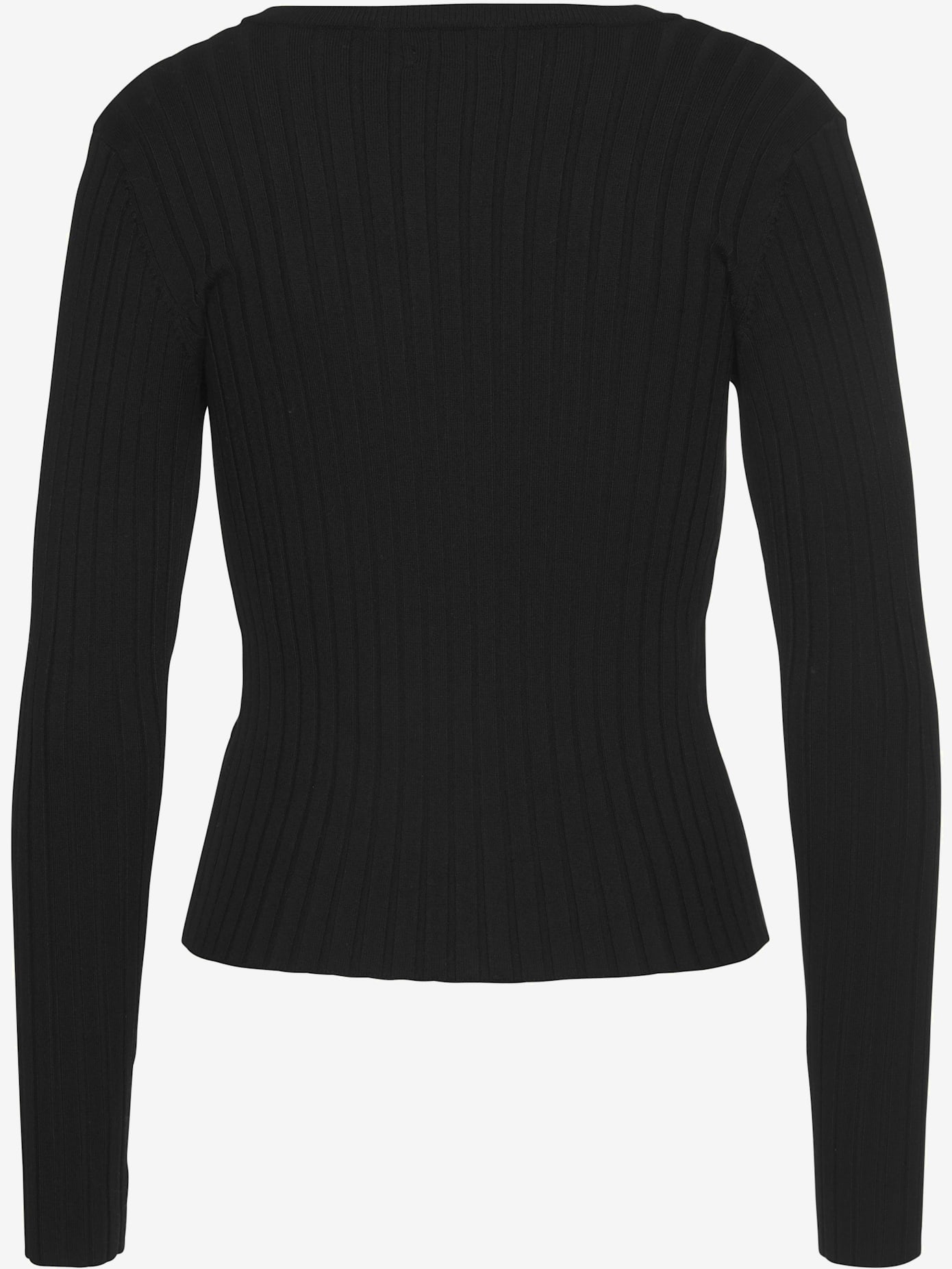 Veste en tricot encolure en v dégagée