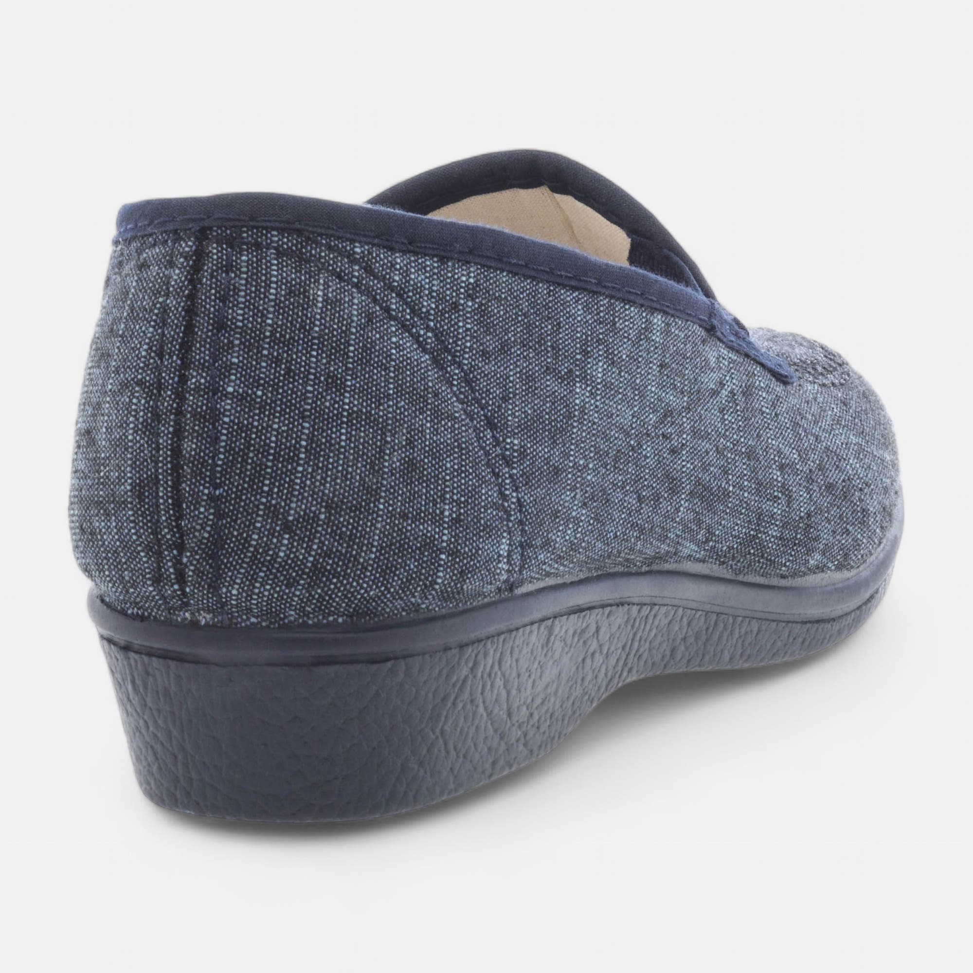 Pantoufles pieds sensibles Femme jeans