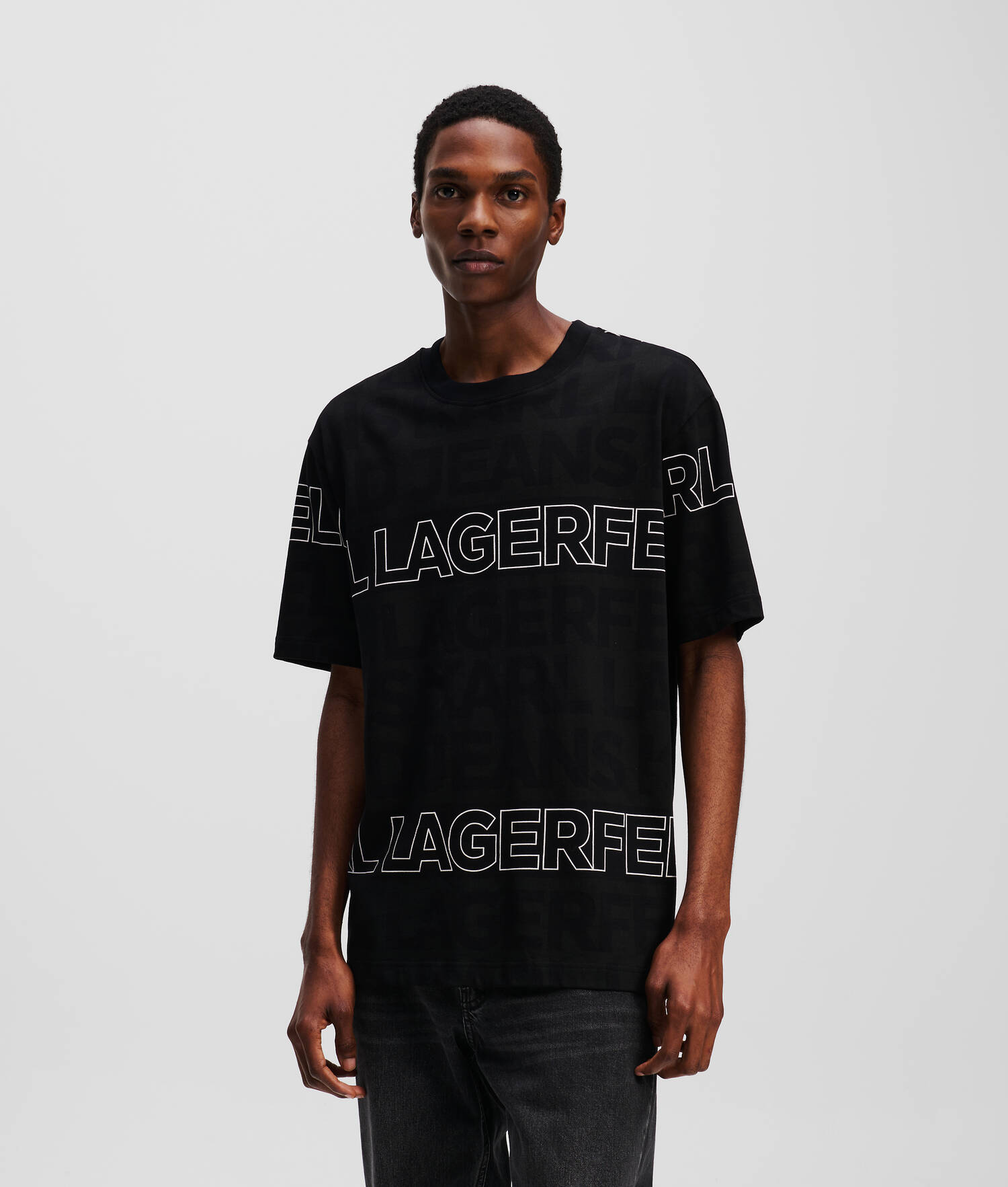 T-SHIRT À LOGO KLJ FAÇON ALL-OVER