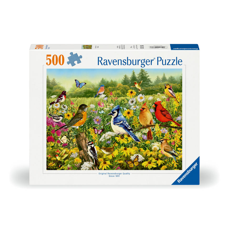 Ravensburger puzzel vogels in de wei - 500 stukjes