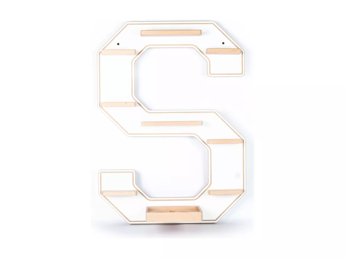 Etagère lettre S pour Toniebox Tonies