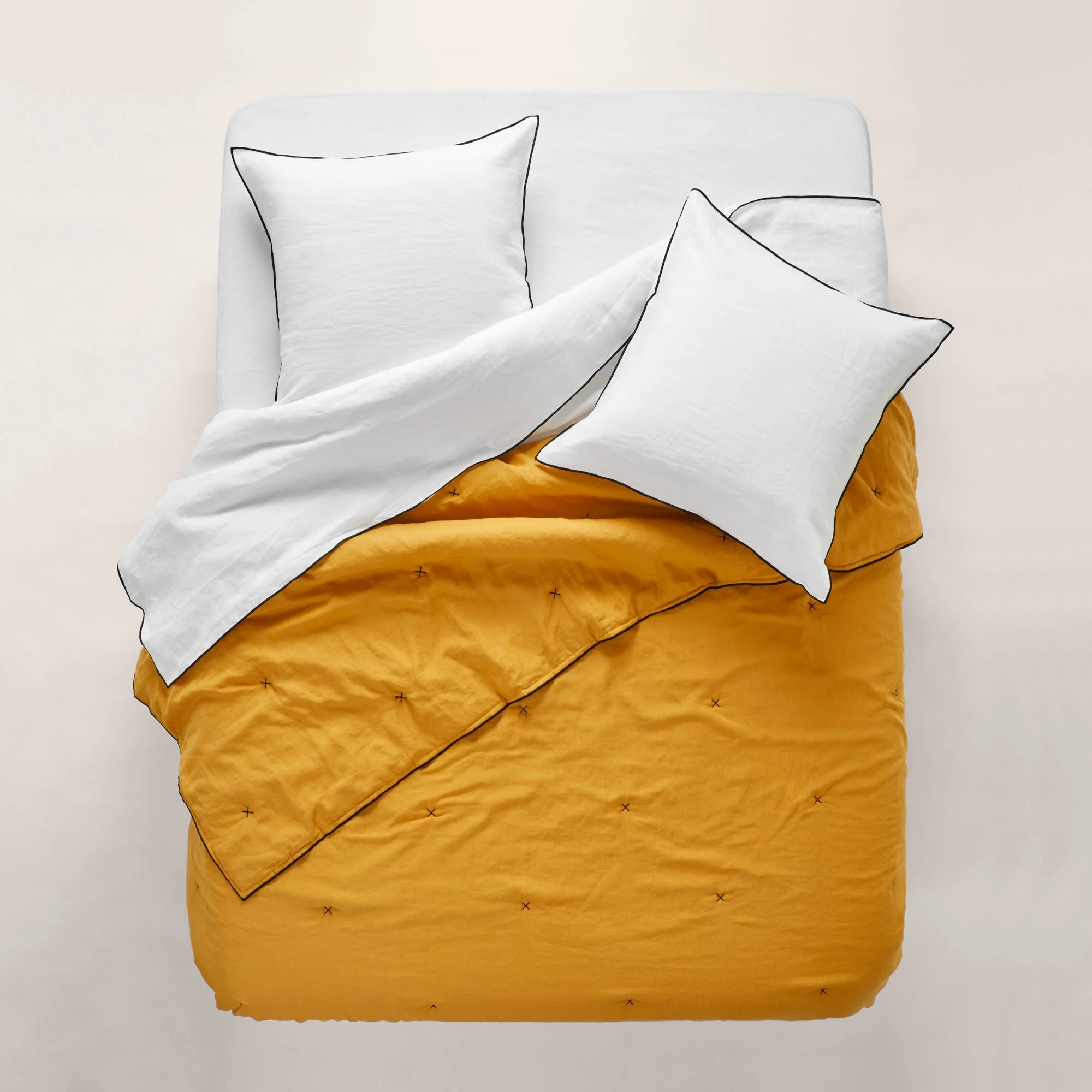 CARLINA - Couvre-lit matelassé | Jaune